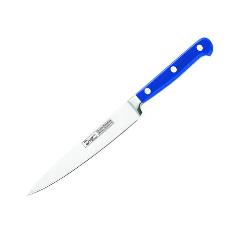 Euro-4 - in Carving knife. This IVO knife is a hot dropped from a single piece of high carbon German steel that consists of exact proportions of carbon,chromium,molybdenum and Vanadium. It takes almost 40 stages from forging to tempering to grinding to polishing, which means IVO knives is recognized around the world for its outstanding Quality.