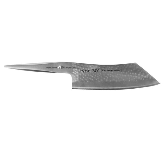Chroma Type 301 P40 HM 6.5 in Hakata Santoku knife Hammered finish
