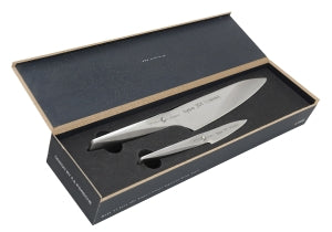 Chroma Type 301 P918- two piece set includes P09 3 1/4 in Paring knife and P18- 8 in Chef knife  designed by F.A. Porsche