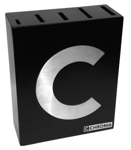 Chroma P14 wooden knife block 5 slots