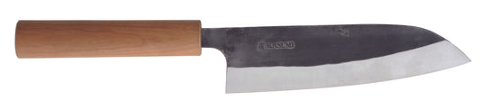 Kasumi Black Kurouchi MSA-100 - 6.5 in Santoku