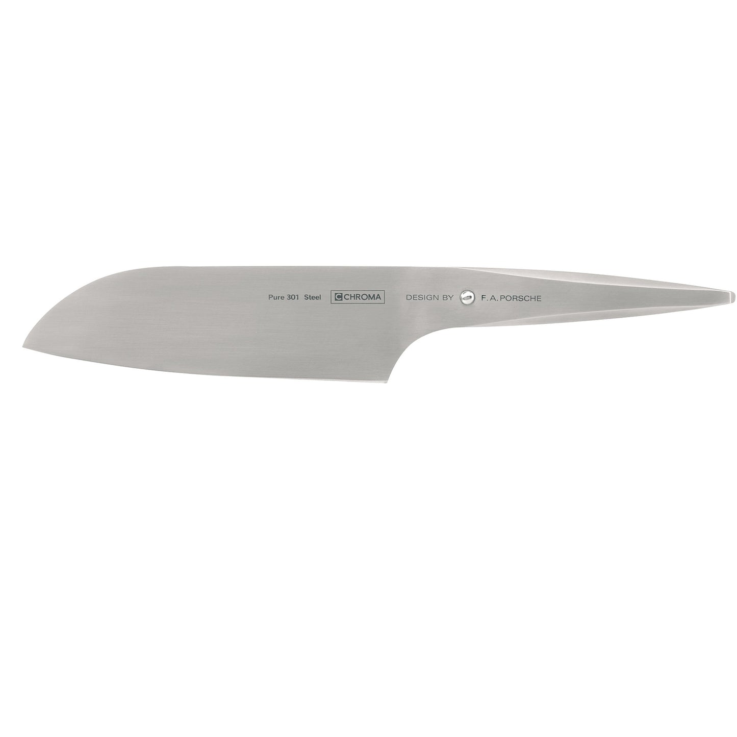 Chroma type 301 P02 -6 1/2 in Santoku knife designed by F.A. Porsche